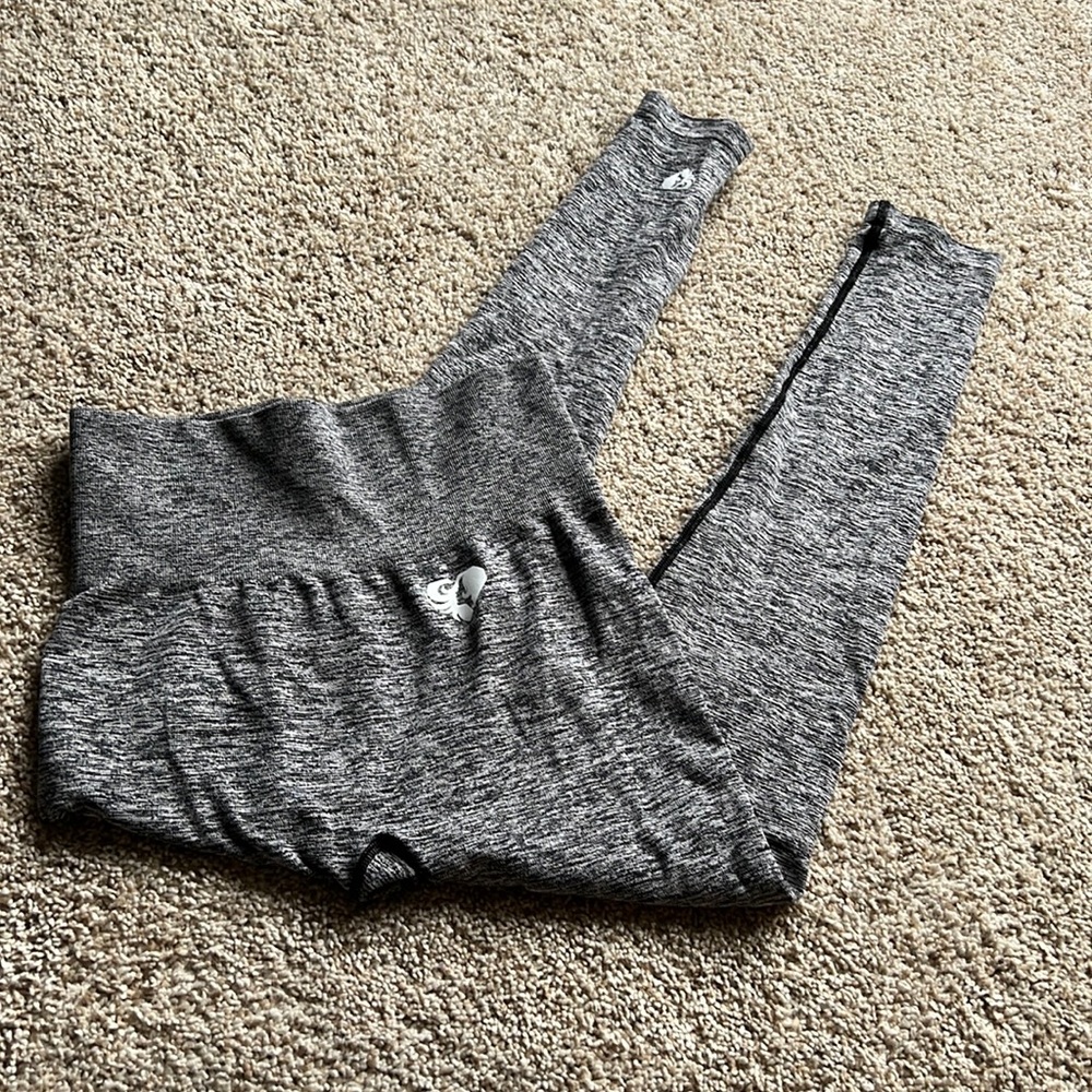 Grey marl womens best seamless leggings